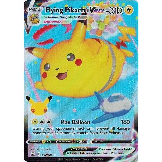 ポケモンカード 007/025 そらをとぶピカチュウVMAX/Flying Pikachu