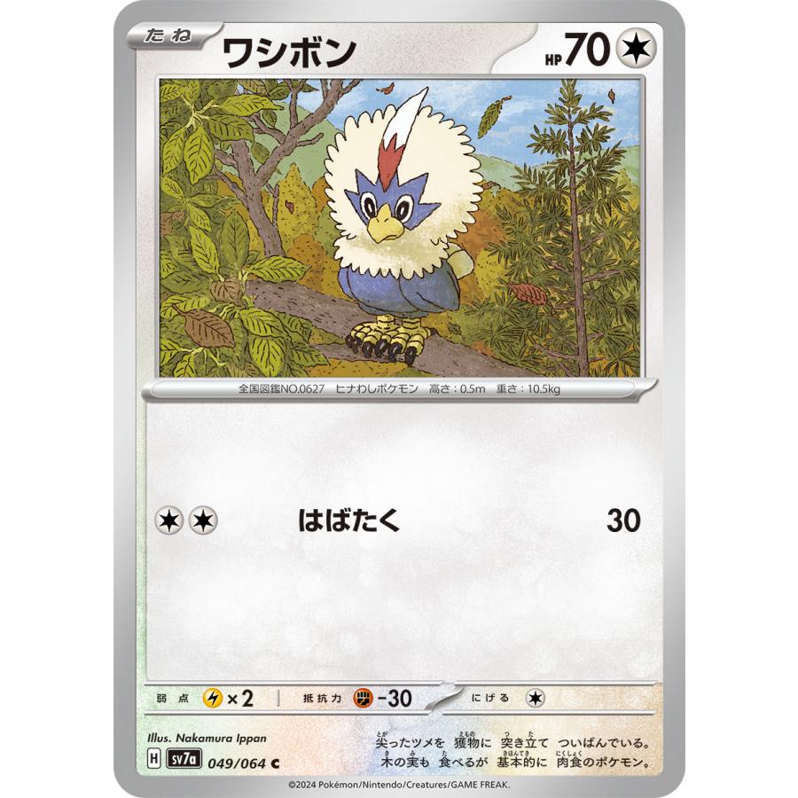 ポケモンカードゲーム ワシボン (C) 楽園ドラゴーナ 049/064 