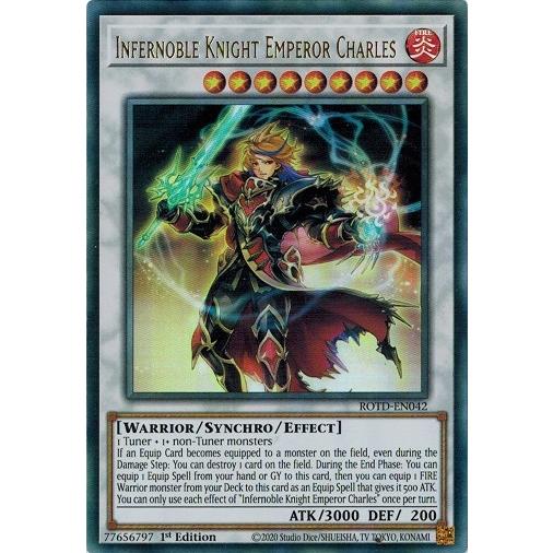コナミデジタルエンタテインメント 遊戯王 ROTD-EN042 焔聖騎士帝 