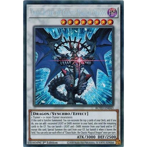 遊戯王 ROTD-EN043 混沌魔龍 カオス・ルーラー/Chaos Ruler, the Chaotic Magical Dragon