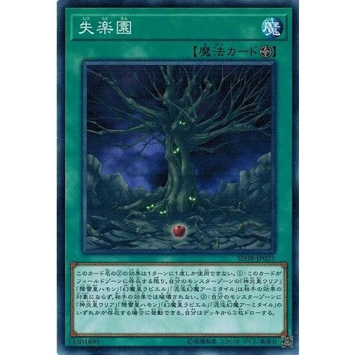 コナミデジタルエンタテインメント 遊戯王 SD38-JP021 失楽園 混沌の三