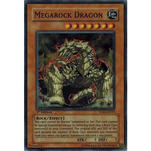 遊戯王 中古ランクb 良い Tlm Ae015 メガロック ドラゴン Megarock Dragon スーパーレア アジア1st Tlm Ae015 B トレカ道 通販 Yahoo ショッピング