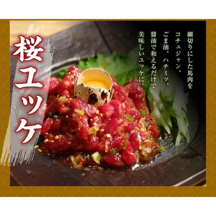 馬刺し上赤身ミニパック 約1000g バサシ 馬さし ばさし 馬肉 送料無料 タイムセール｜toretate1ban｜04