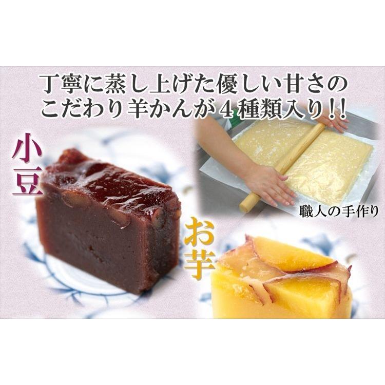 訳ありスイーツ 羊かん 4種食べ比べセット( 小豆・お芋・栗・抹茶栗