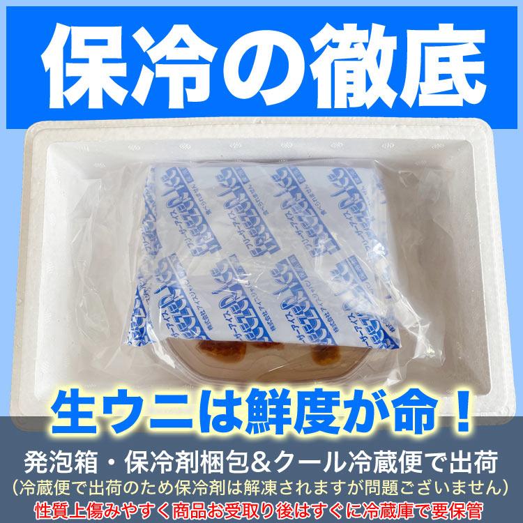 100g 塩水 バフンウニ 生 厳選A品プレミアム うに 雲丹 海栗 消費期限が短いため不在注意 お届け日指定不可／キャンセル不可 身の大小の指定不可 |  | 06