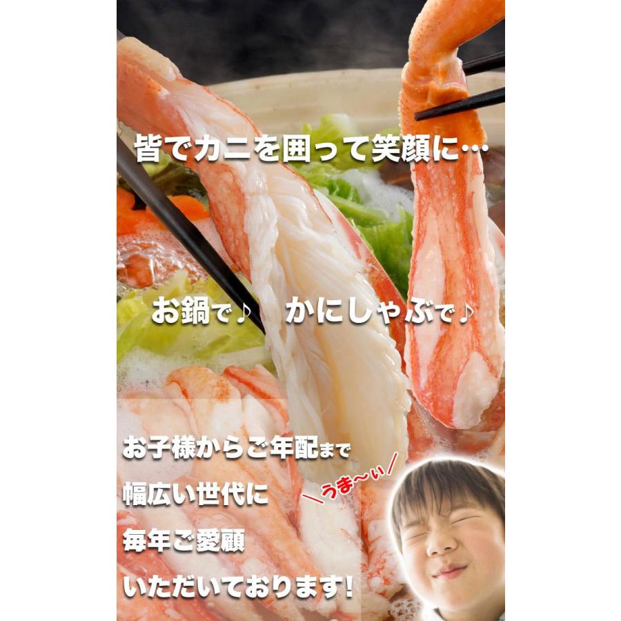 特大 ズワイガニ 生 剥き身 総重量 3kg 前後 500g 10〜15本前後×6袋 ポーション 棒肉 剥身 脚 足 ずわい 蟹 カニ鍋 かに 2点以上から注文数に応じオマケ付き |  | 09