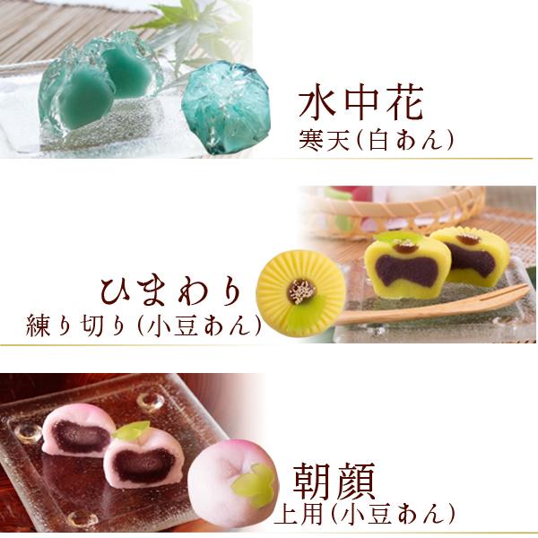 風味絶佳 父の日 お中元 夏季限定 四季の十二撰 ひとくち上生菓子