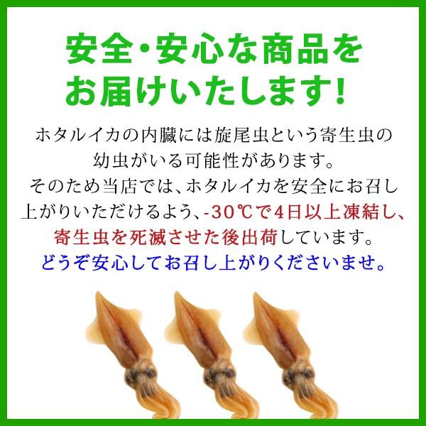 ホタルイカ（生冷凍ほたるいか）約1kg（約250g×4パック） 生 生食 刺身 冷凍 山陰沖産 送料無料（北海道・沖縄を除く）｜toretatehonpo｜12