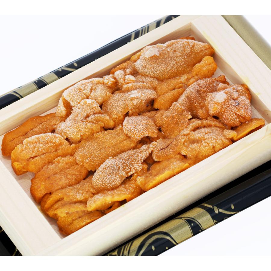 釜茹でうに　75g　生食用　タレ付き　クール冷凍便　※包装不可商品 |  | 01