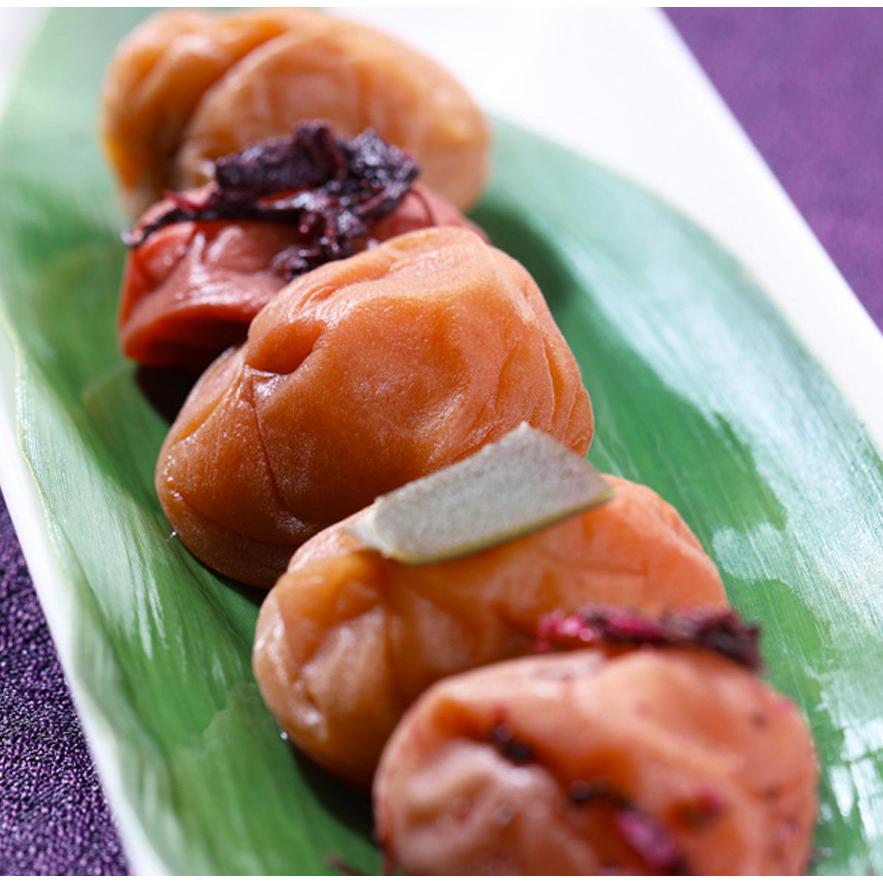 送料無料　くずれ梅（300g） よりどり5個　極上漬、甘口はちみつ、はちみつ、しそ漬、かつお、こんぶ、白干　※北海道・沖縄県へのお届けは送料+900円 | 