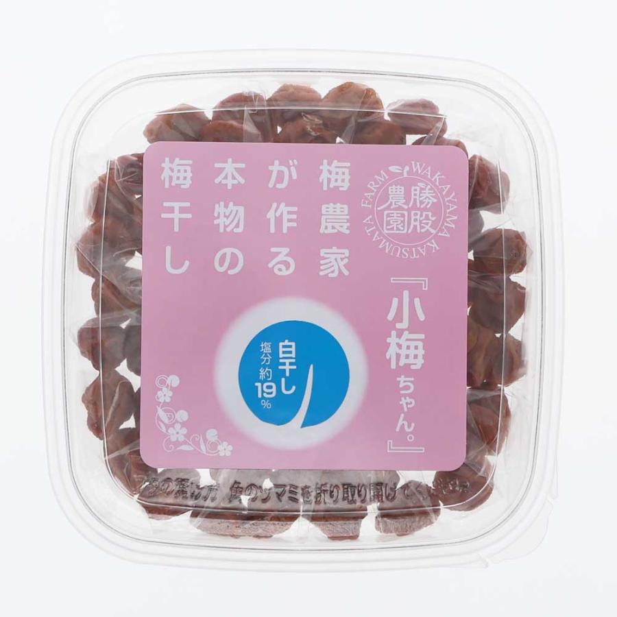 梅農家が作る本物の梅干し　勝股農園　小梅ちゃん　紀州小梅　白干し梅（150g）塩分約19％　※包装不可商品 | 