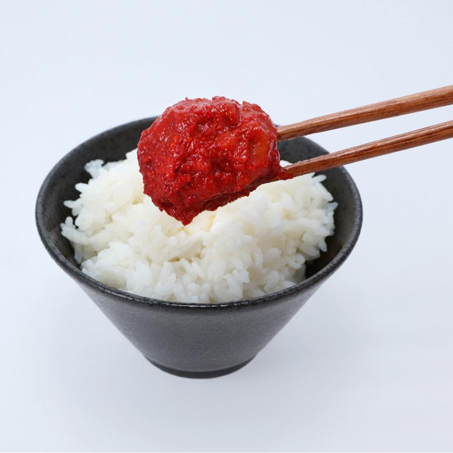 梅農家の本物の梅干し　勝股農園　きむちうめ　200g（梅干しキムチ）　※包装不可商品 | 