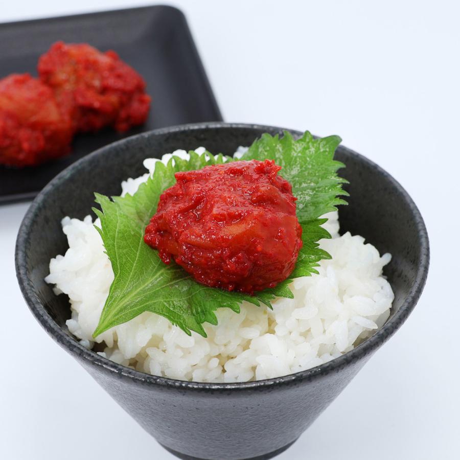 梅農家の本物の梅干し　勝股農園　きむちうめ　200g（梅干しキムチ）　※包装不可商品 |  | 02