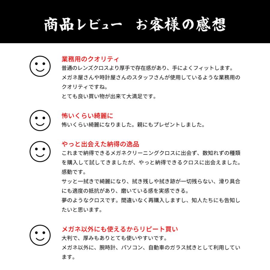TORAY（東レ） メガネ拭き 国産 3枚 鯖江のメガネ職人 日本製 大判19cm