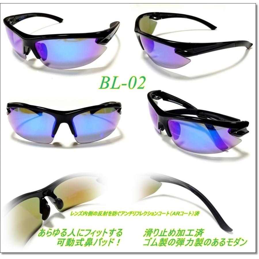 偏光サングラス スポーツ ブルー ミラーコート サングラス 鯖江の監修