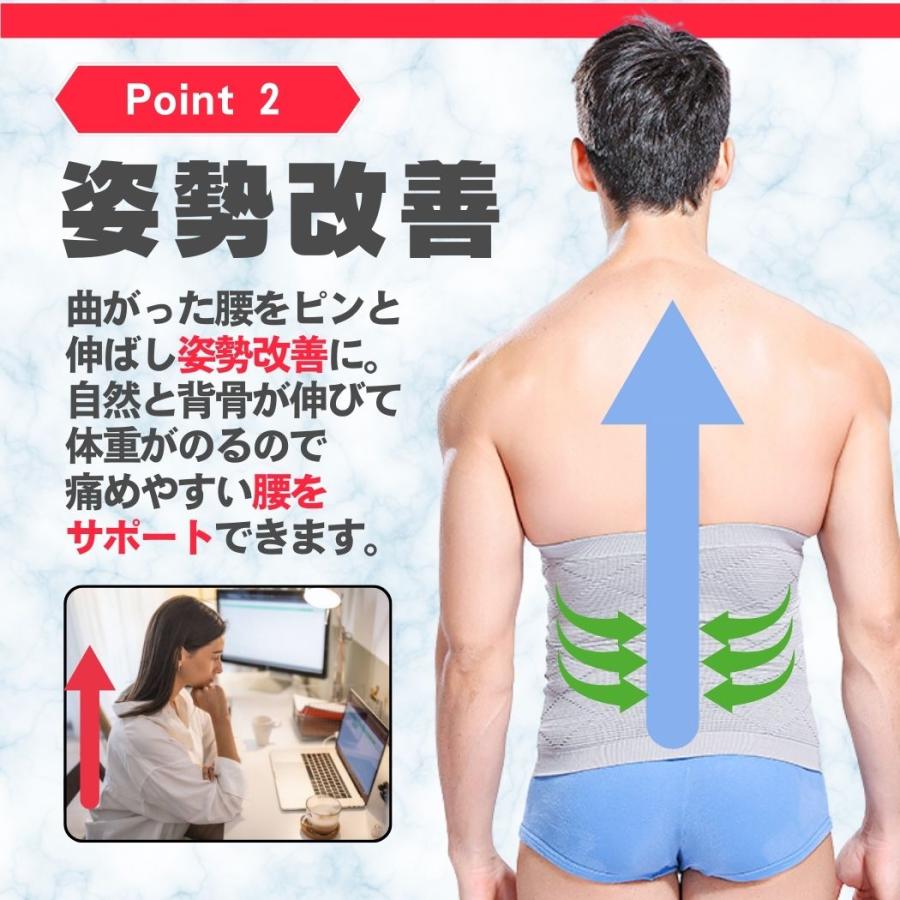 加圧腹巻 加圧腹巻き メンズ レディース ダイエットベルト 加圧ベルト お腹 着圧ベルト 腹巻き ダイエット 引き締め プレゼント はらまき | ブランド登録なし | 04