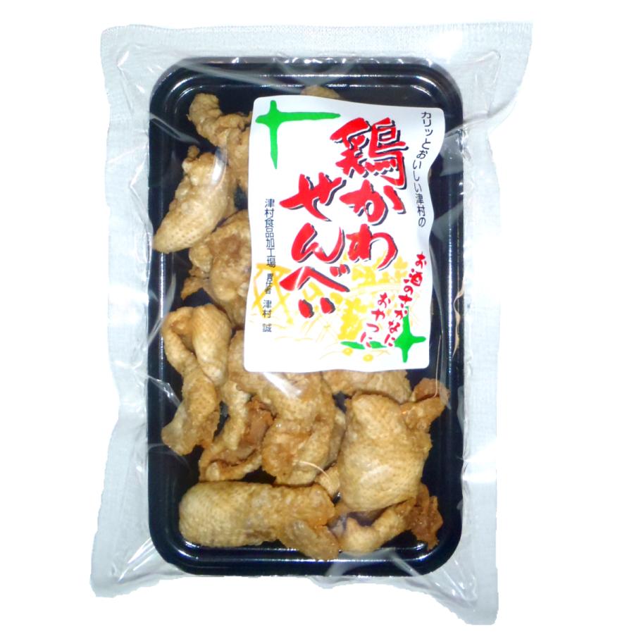 鶏皮せんべい 10袋セット 国産鶏皮使用 津村食品加工場