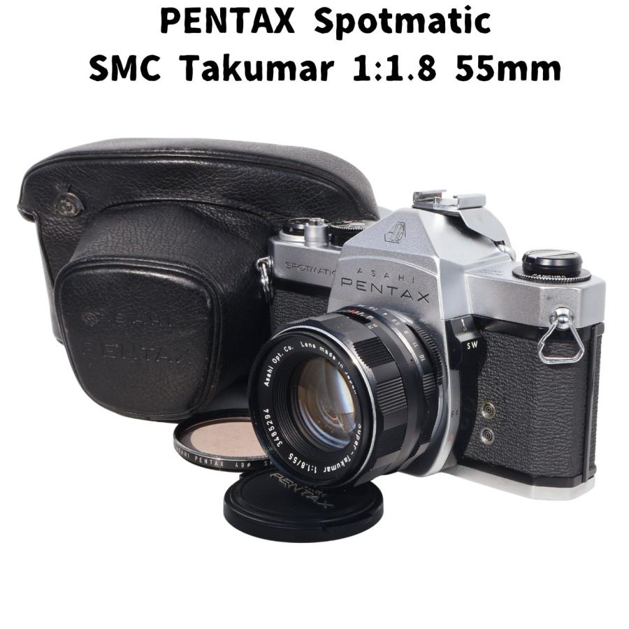 整備済 PENTAX SP +SMCタクマー 55mm f1.8 完動美品 ペンタックス PENTAX SP + Super Takumar 1:1.8 55mm 整備済
