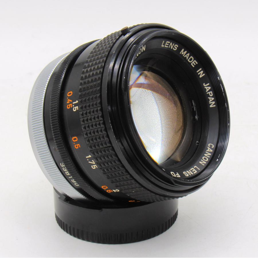 Canon FD 50mm 1:1.4 S.S.C. 明るい単焦点レンズ 整備済 : 338190 