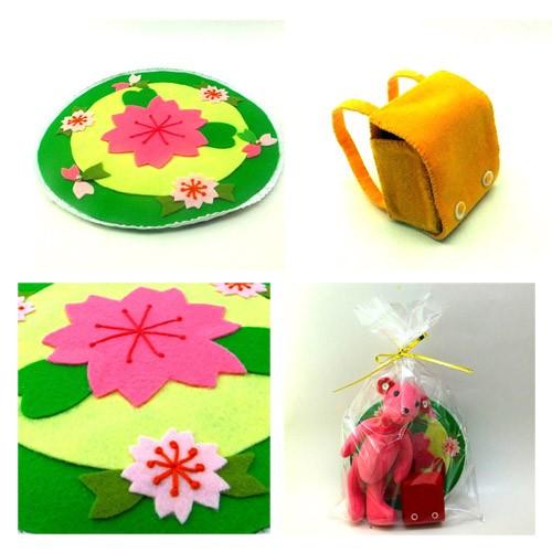 入学お祝い！手作り くまちゃんマスコット　 |  | 02