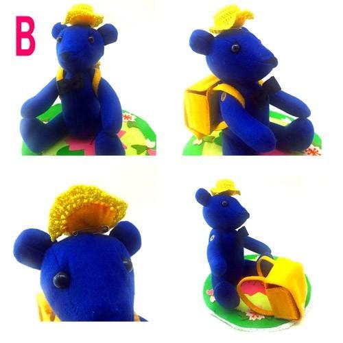 入学お祝い！手作り くまちゃんマスコット　 |  | 04