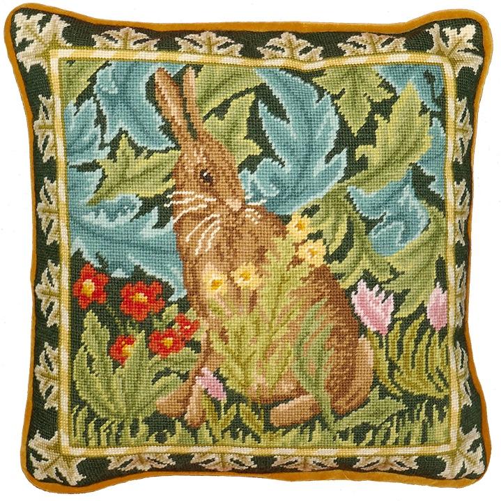 Bothy Threads アラス刺しゅう一揃いの道具 \"Woodland Hare Tapestry\"" TAC11 (座布団約35珊角) ボシースレッズ 【外国で取り寄せ/納期40〜80日座標軸】" 楽器、手芸、コレクション-刺繍作成キット