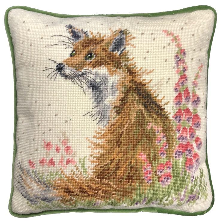 Bothy Threads アラス刺しゅう一揃いの道具 \"Amongst The Foxgloves Tapestry\"" THD8 (座布団約35珊角) ボシースレッズ 【外国で取り寄せ/納期40〜80日座標軸】" 刺繍作成キット-刺繍道具、材料