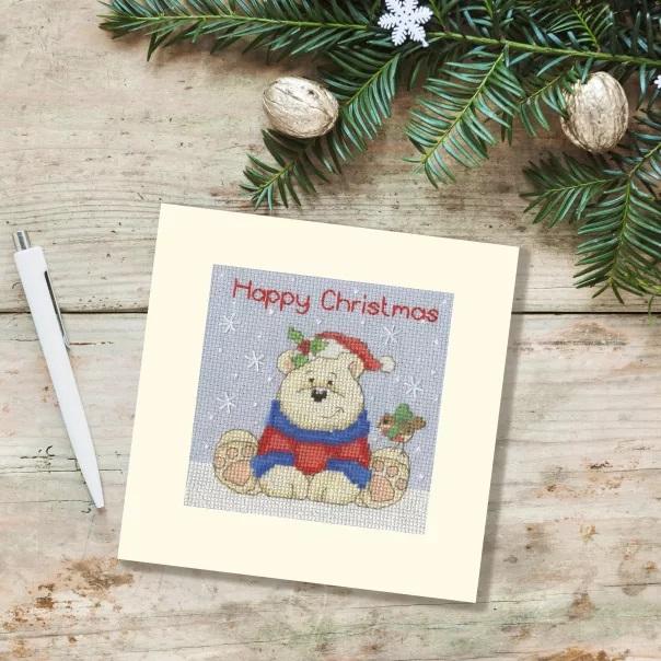 Bothy Threads クロスステッチ刺繍キット "Christmas Card - Polar Pals" XMAS70 ボシースレッズ 【海外取り寄せ/納期40〜80日程度】｜torii｜02