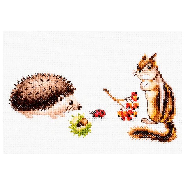 DUTCH STITCH BROTHERS クロスステッチ刺繍キット DSB009 "Forest Friends" (森の仲間) 【海外取り寄せ/納期40〜80日程度】 |  | 03