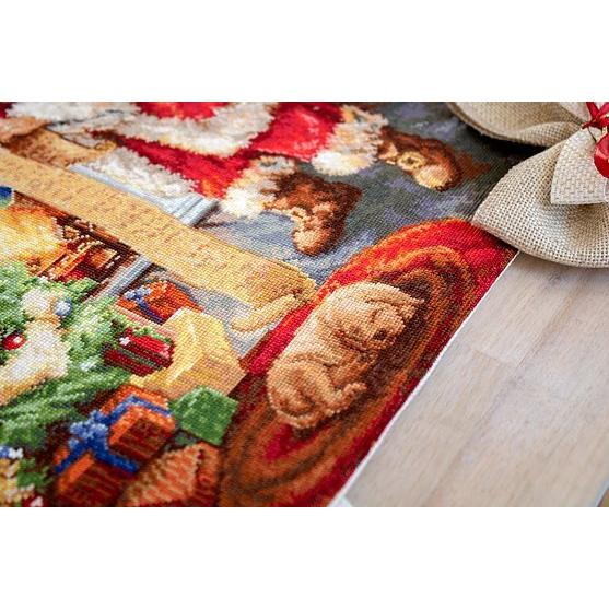 Luca-S クロスステッチ刺繍キット B578 "Santa Claus" (サンタクロース/クリスマス) 【海外取り寄せ/納期40〜80日程度】_6