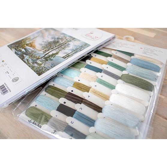 Luca-S クロスステッチ刺繍キット B586 \"Spring Day\" (春の日) 【海外取り寄せ/納期40〜80日程度】の画像