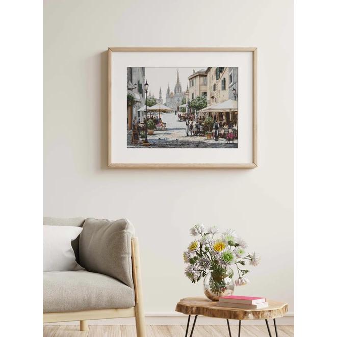 Luca-S クロスステッチ刺繍キット B2411 \"Barcelona Cathedral\" (バルセロナ大聖堂 スペイン) 【海外取り寄せ/納期40〜80日程度】の画像