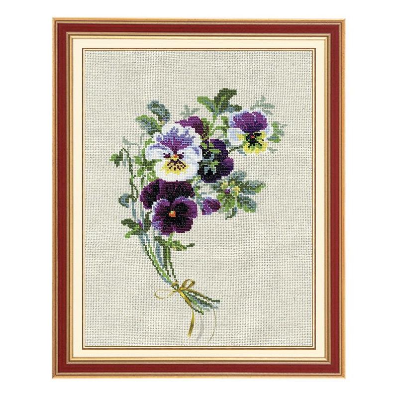 Riolisクロスステッチ刺繍キット No 10 Bunch Of Pansies パンジーの花束 海外取り寄せ 納期30 60日程度 Riolis10 Hand Work とりい 通販 Yahoo ショッピング