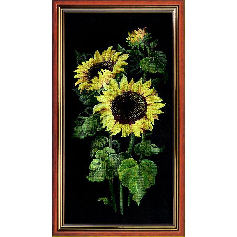 Riolisクロスステッチ刺繍キット No 1056 Sunflowers ヒマワリ 海外取り寄せ 納期30 60日程度 Riolis1056 Hand Work とりい 通販 Yahoo ショッピング