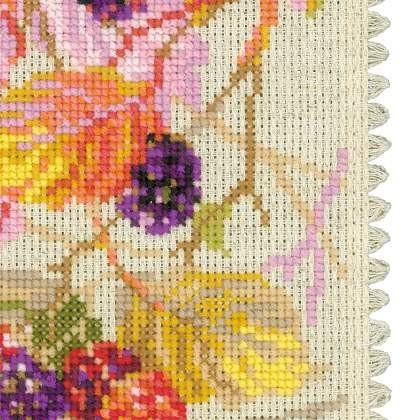 RIOLISクロスステッチ刺繍キット No.1550 \"Blackberry\" (ブラックベリー ハンガー) 【海外取り寄せ/納期30〜60日程度】の画像