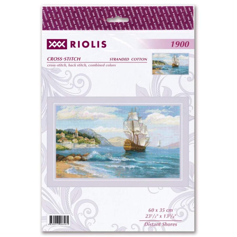 RIOLISクロスステッチ刺繍キット No.1900 \"Distant Shores\" (遠い海岸) 【海外取り寄せ/納期30〜60日程度】の画像