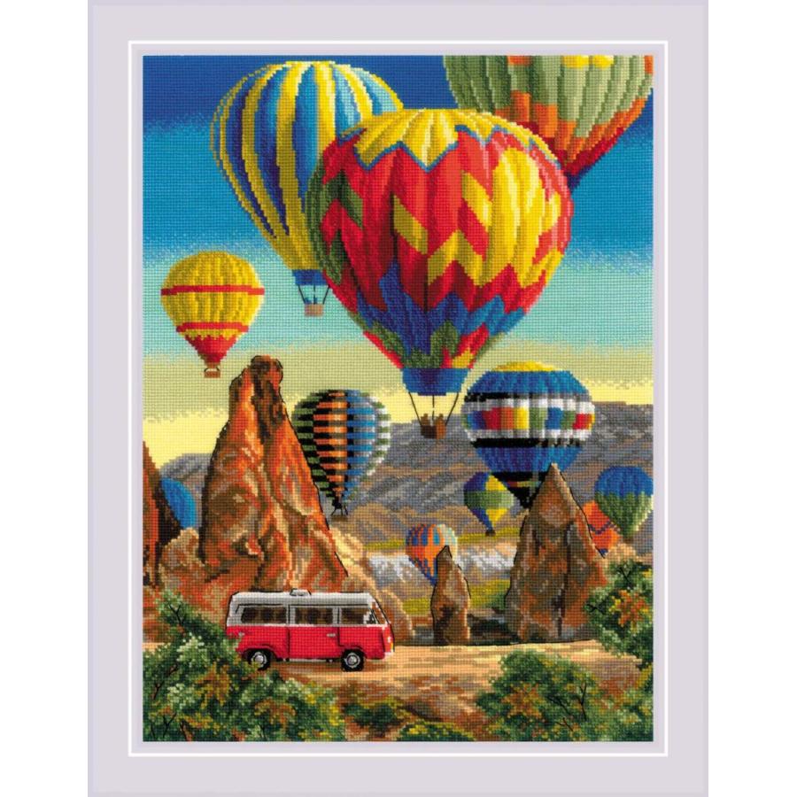 RIOLISクロスステッチ刺繍キット No.2021 \"Festival in Cappadocia\" (カッパドキアの祭典) 【海外取り寄せ/納期30〜60日程度】