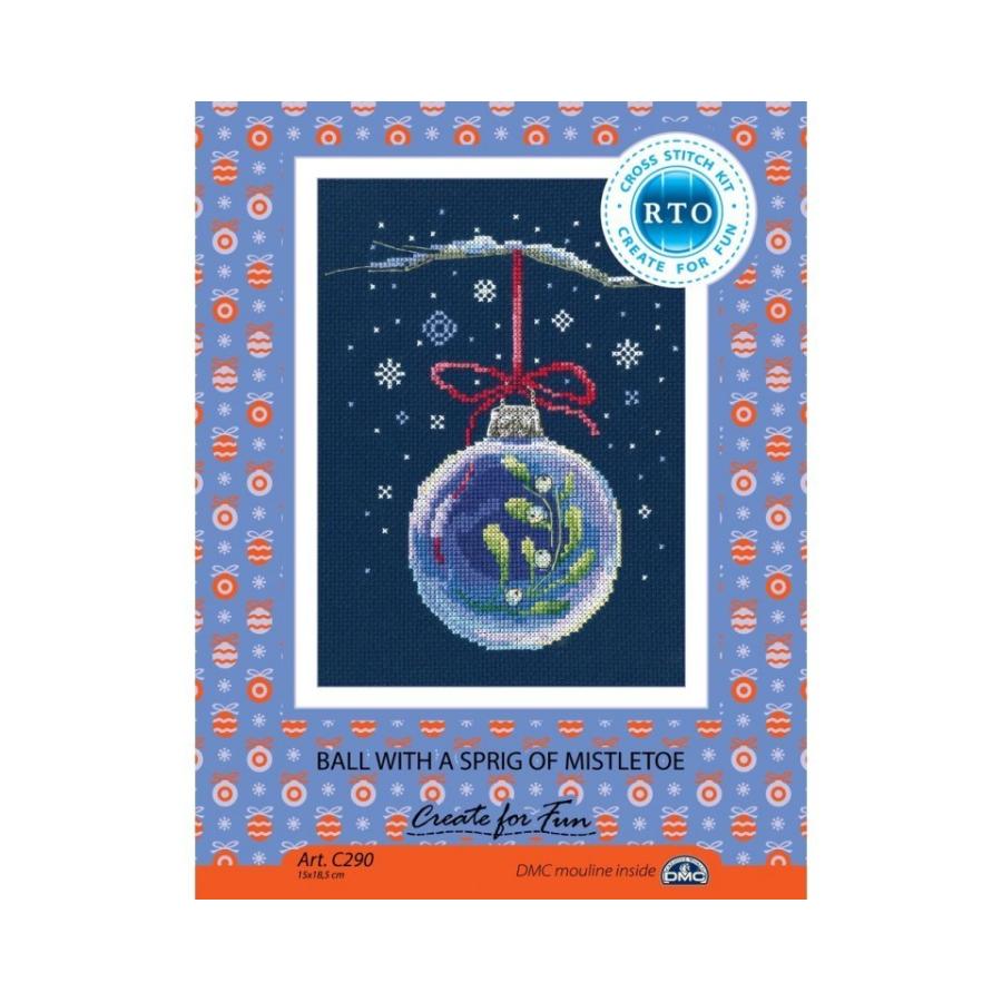 Rto クロスステッチ刺繍キット C290 Ball With A Sprig Of Mistletoe クリスマス ヤドリギのボール 海外取り寄せ 通常納期40 80日程度 Rto C0290 Hand Work とりい 通販 Yahoo ショッピング
