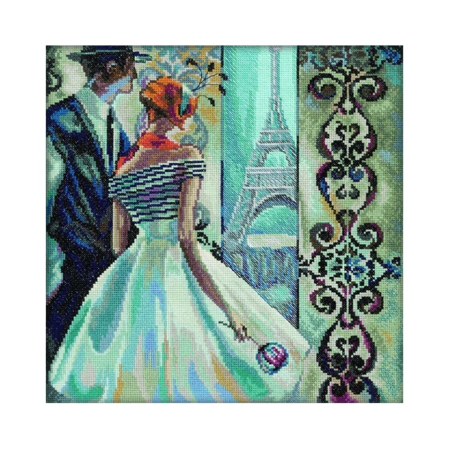 RTO クロスステッチ刺繍キット M236 "Spring in Paris" (パリの春) 【海外取り寄せ/通常納期40〜80日程度】