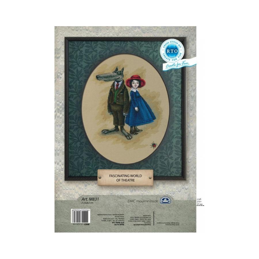 RTO クロスステッチ刺繍キット M831 "Fascinating World of Theatre" (赤ずきんちゃん) 【海外取り寄せ