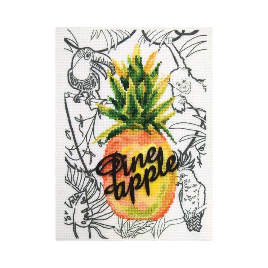 Rto クロスステッチ刺繍キット M Pineapple 背景印刷済 海外取り寄せ 通常納期40 80日程度 Rto M Hand Work とりい 通販 Yahoo ショッピング