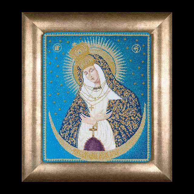 Thea Gouverneur クロスステッチ刺繍キット No.530A \"Our Lady of the Gate of Dawn\"" (夜明けの門) 【取り寄せ/納期40〜80日程度】"