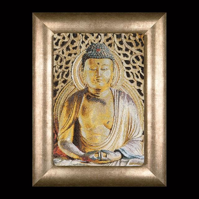 Thea Gouverneur クロスステッチ刺繍キット  No.532A  \"Buddha\" (仏像) オランダ テア・グーヴェルヌール 【取り寄せ/納期40〜80日程度】