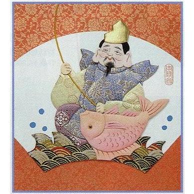 東芸押し絵キット H8847 【寿七福神・恵比寿】 押絵キット 【取り寄せ  