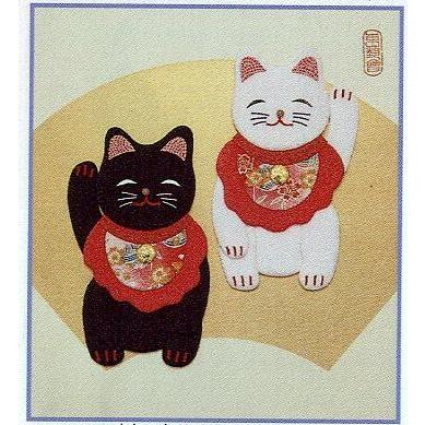 東芸押し絵キット H8872 【ことぶき招き猫】 押絵キット 【取り寄せ