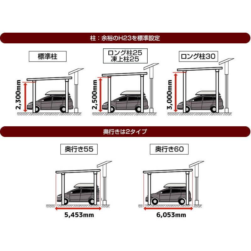 LIXIL（リクシル） カーポートST カーポート 【工事費込セット（基準