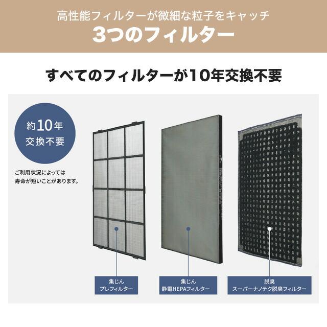 Panasonic（パナソニック） 空気清浄機 空気清浄機 適用床面積：27畳