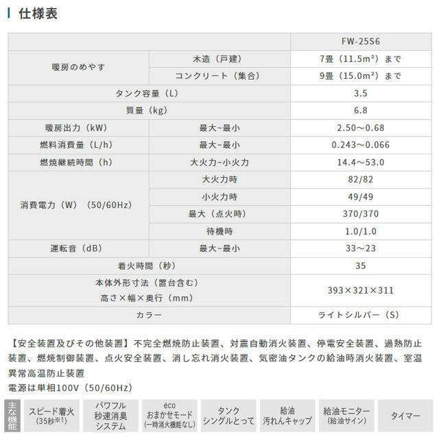 メーカー在庫あり】Sタイプ ヒーター・ストーブ 木造7畳まで コンクリ9