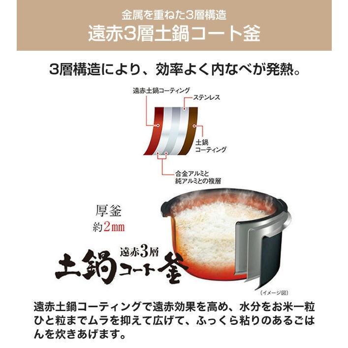 タイガー（TIGER） 圧力IHジャー炊飯器 炊きたて 炊飯器 5.5合炊き JPV