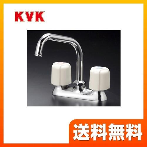 KVK KM17NE キッチン蛇口 Amazon | KVK 2ハンドル混合栓 KM17NE | 洗濯機用水栓・万能水栓